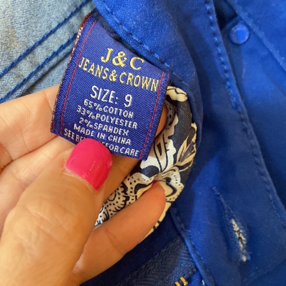 Royal blue skinny pants size 29 - Picture 3 of 5